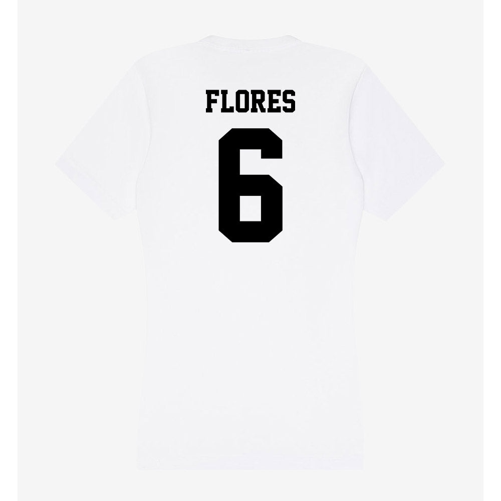 Lamar - NCAA Softball : Isabella Flores - Women's V-Neck T-Shirt-1