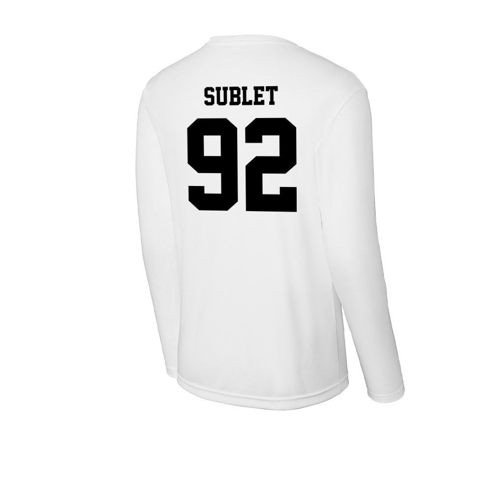 Lamar - NCAA Football : Broderick Sublet - Activewear Long Sleeve T-Shirt-1