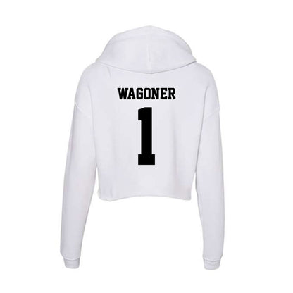 Lamar - NCAA Baseball : Jake Wagoner - Women's Crop Fleece Hoodie-1