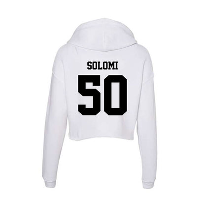 Lamar - NCAA Football : IyiolaOluwa Solomi - Women's Crop Fleece Hoodie-1