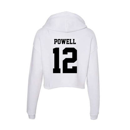 Lamar - NCAA Football : Lucas Powell - Women's Crop Fleece Hoodie-1