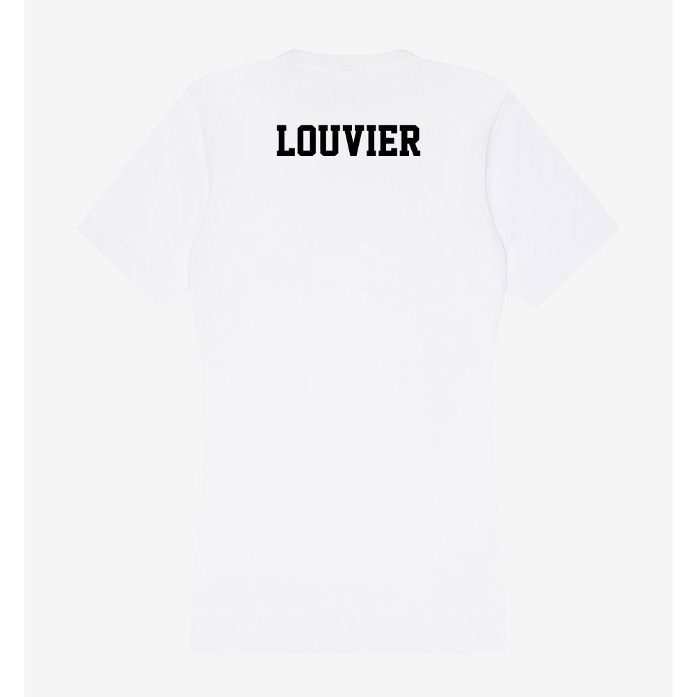 Lamar - NCAA Women's Track & Field : Morgan Louvier - Women's V-Neck T-Shirt-1