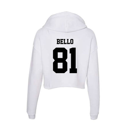 Lamar - NCAA Football : Bisi Bello - Women's Crop Fleece Hoodie-1