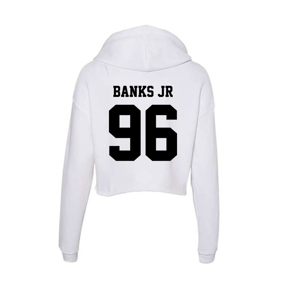 Lamar - NCAA Football : Fred Banks Jr - Women's Crop Fleece Hoodie-1