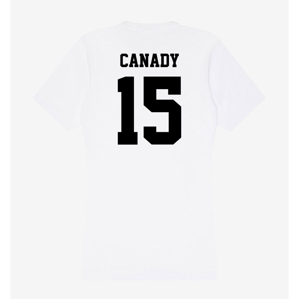 Lamar - NCAA Football : Koda Canady - Women's V-Neck T-Shirt-1