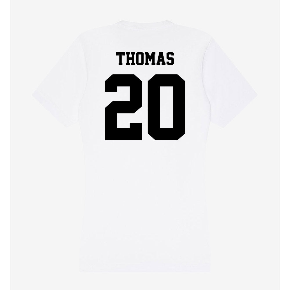 Lamar - NCAA Football : Blake Thomas - Women's V-Neck T-Shirt-1