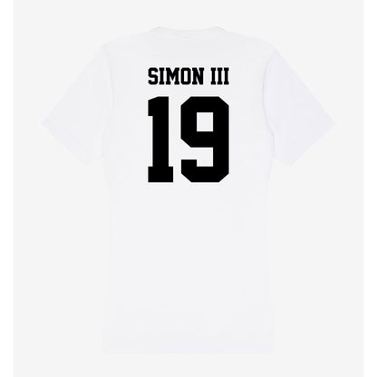 Lamar - NCAA Football : Albert Simon III - Women's V-Neck T-Shirt-1