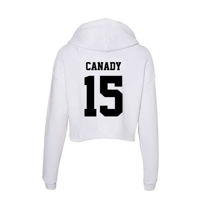 Lamar - NCAA Football : Koda Canady - Women's Crop Fleece Hoodie-1