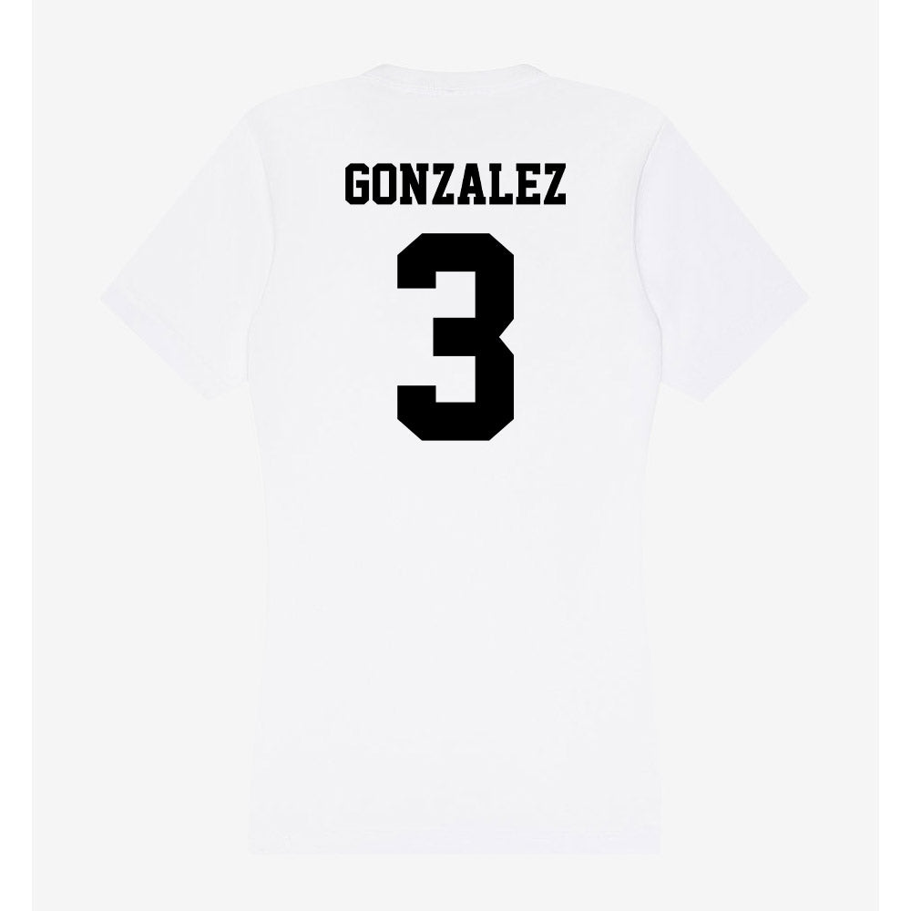 Lamar - NCAA Women's Volleyball : Alexa Gonzalez - Women's V-Neck T-Shirt-1