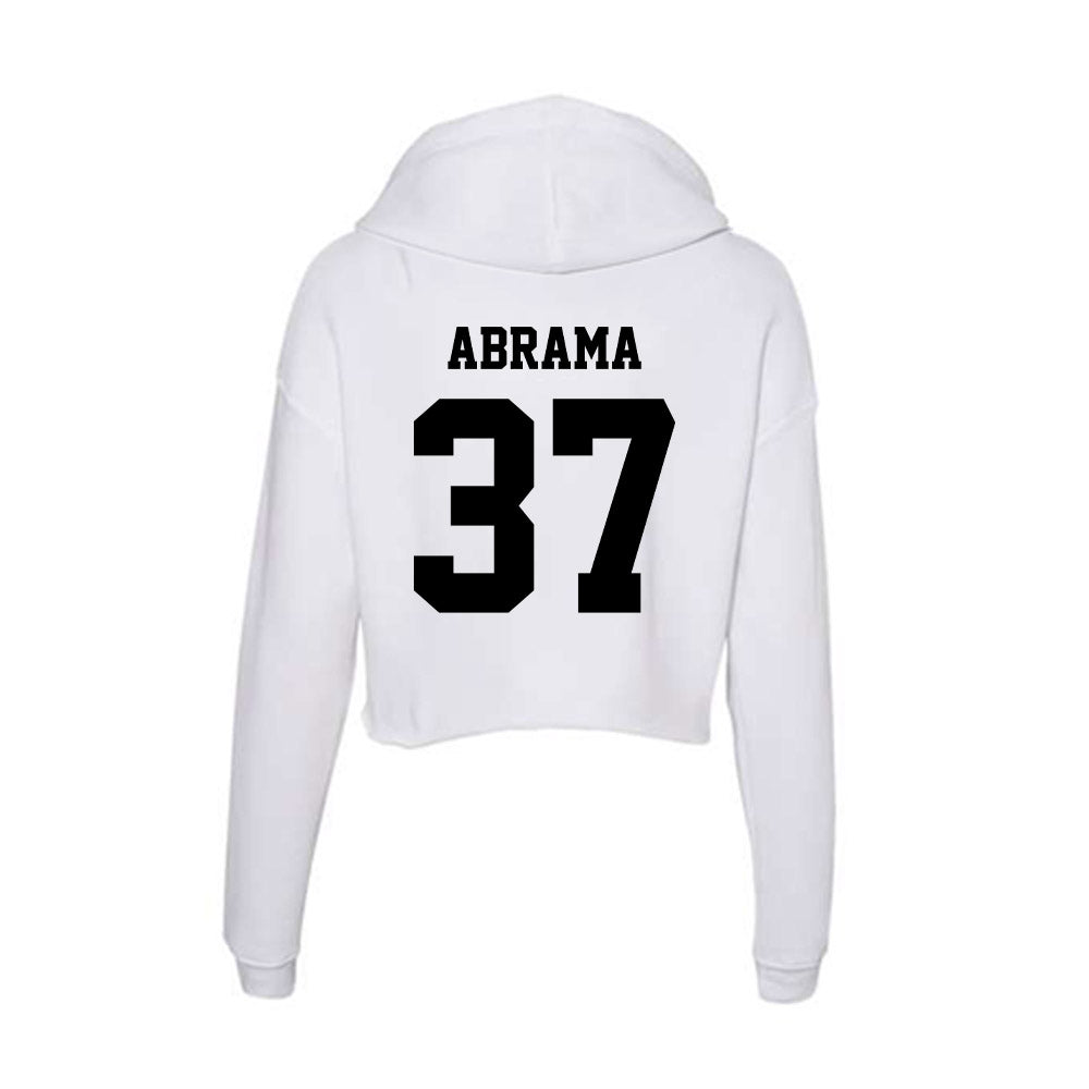 Lamar - NCAA Football : John Abrama - Women's Crop Fleece Hooded Sweatshirt-1