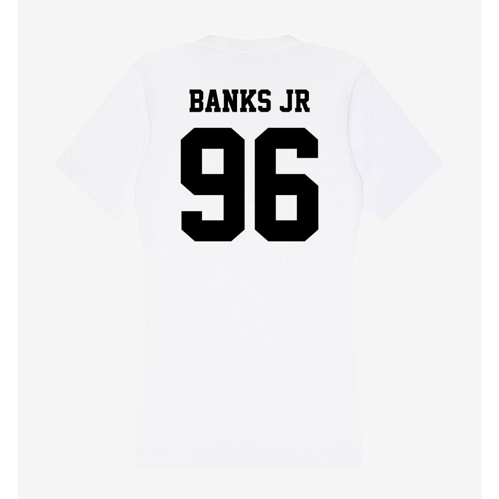 Lamar - NCAA Football : Fred Banks Jr - Women's V-Neck T-Shirt-1