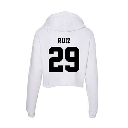 Lamar - NCAA Women's Soccer : Mathelyn Ruiz - Women's Crop Fleece Hoodie-1