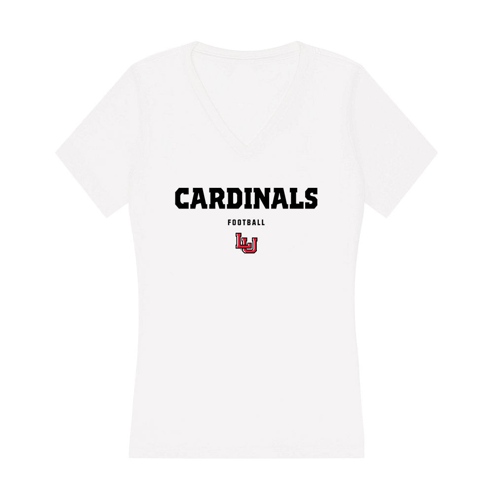 Lamar - NCAA Football : CJ DeMas - Women's V-Neck T-Shirt-0