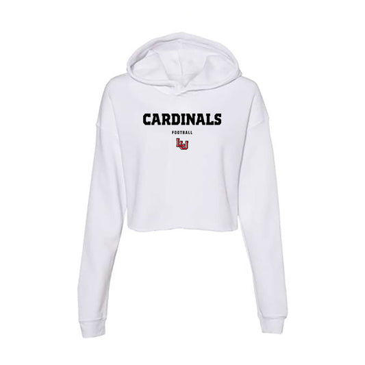 Lamar - NCAA Football : Taveian Landry - Women's Crop Fleece Hooded Sweatshirt-0