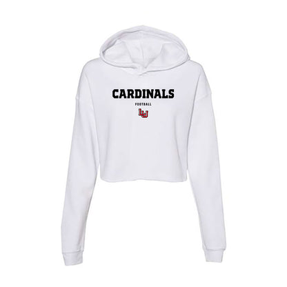 Lamar - NCAA Football : Justin Neal - Women's Crop Fleece Hooded Sweatshirt-0