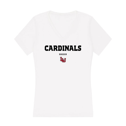 Lamar - NCAA Women's Soccer : Mathelyn Ruiz - Women's V-Neck T-Shirt-0