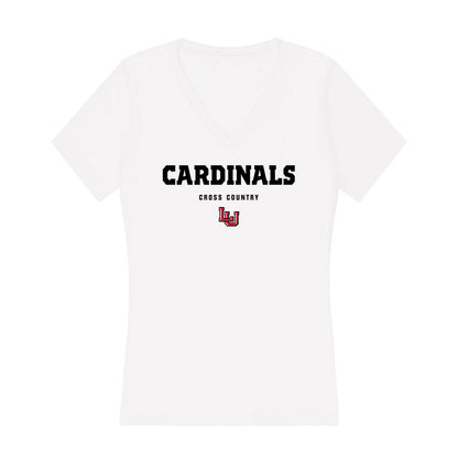 Lamar - NCAA Women's Cross Country : Claire Bibb - Women's V-Neck T-Shirt-0