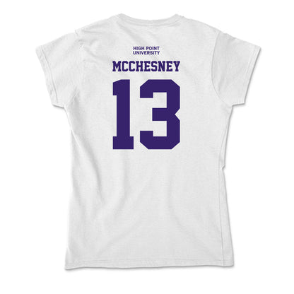 High Point - NCAA Men's Basketball : Liam Mcchesney - Classic Shersey Soft Style Women’s T-Shirt-1