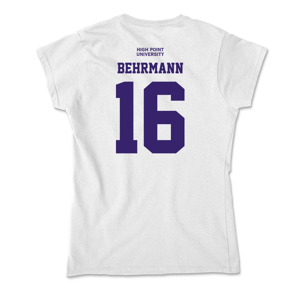 High Point - NCAA Men's Soccer : Noah Behrmann - Classic Shersey Soft Style Women’s T-Shirt-1
