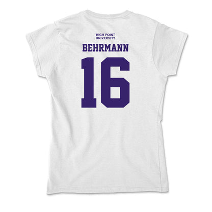 High Point - NCAA Men's Soccer : Noah Behrmann - Classic Shersey Soft Style Women’s T-Shirt-1
