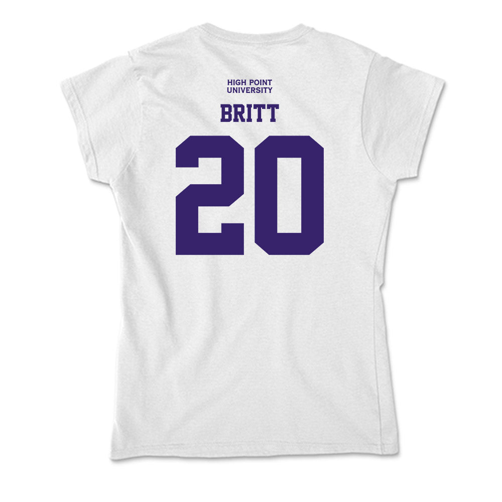 High Point - NCAA Men's Soccer : Caleb Britt - Classic Shersey Soft Style Women’s T-Shirt-1