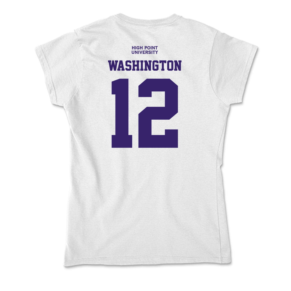 High Point - NCAA Men's Basketball : Scotty Washington - Classic Shersey Soft Style Women’s T-Shirt-1