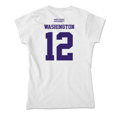 High Point - NCAA Men's Basketball : Scotty Washington - Classic Shersey Soft Style Women’s T-Shirt-1