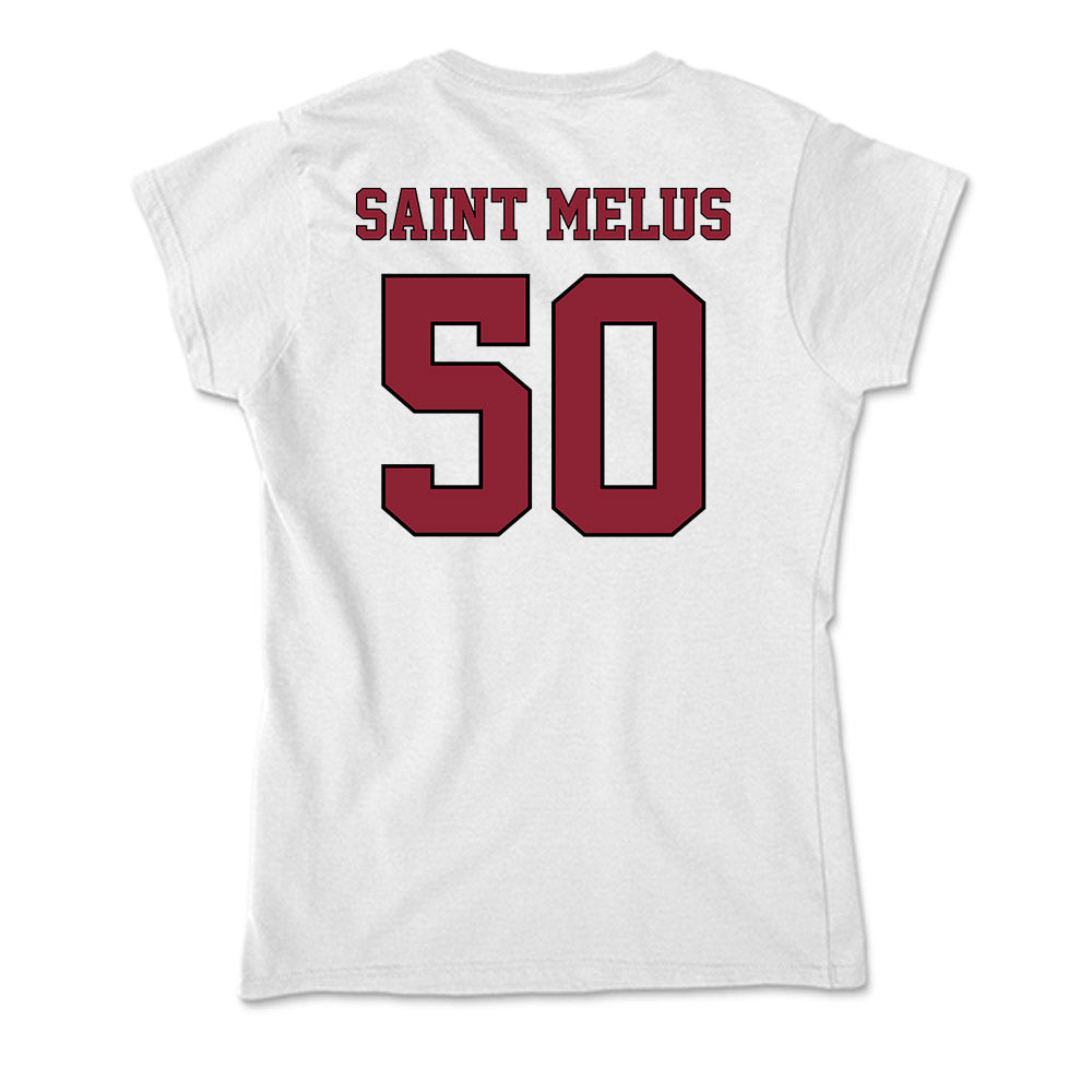 NCCU - NCAA Football : Holly Saint Melus - Soft Style Women’s T-Shirt-1