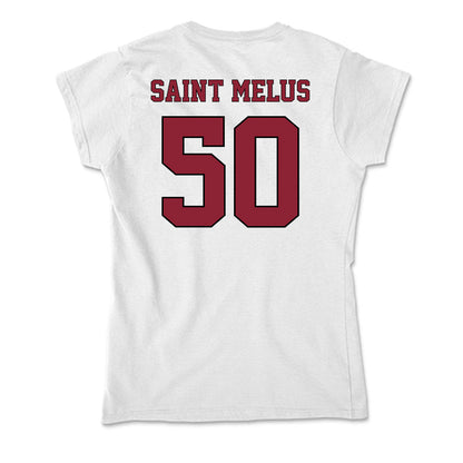 NCCU - NCAA Football : Holly Saint Melus - Soft Style Women’s T-Shirt-1