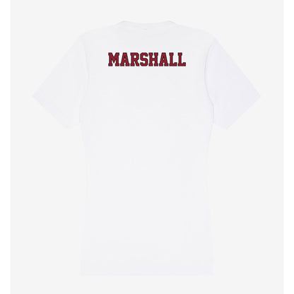 NCCU - NCAA Women's Track & Field : Carson Marshall - Women's V-Neck T-Shirt-1