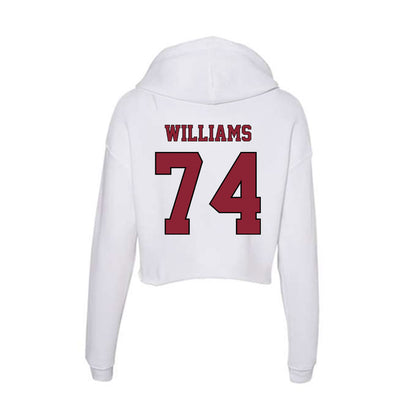 NCCU - NCAA Football : Kerwin Williams - Women's Crop Fleece Hoodie-1