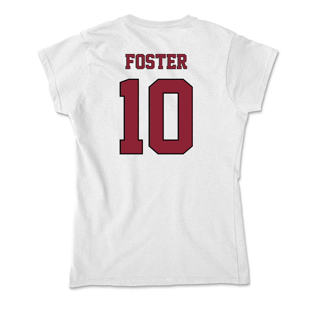 NCCU - NCAA Women's Basketball : Shakiria Foster - Soft Style Women’s T-Shirt-1