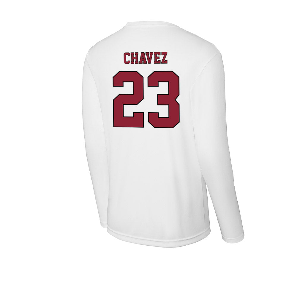 NCCU - NCAA Softball : Izabella Chavez - Activewear Long Sleeve T-Shirt-1