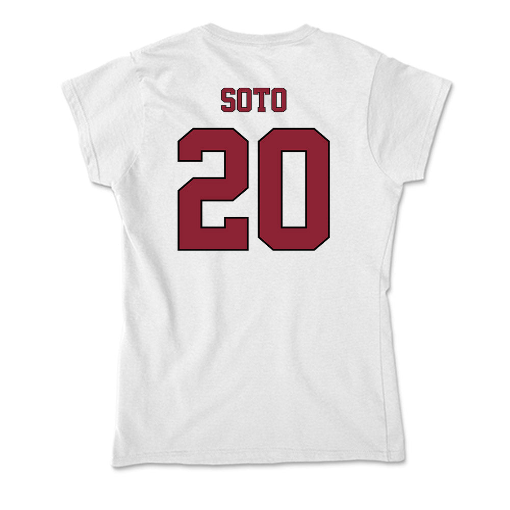 NCCU - NCAA Softball : Sierra Soto - Soft Style Women’s T-Shirt-1
