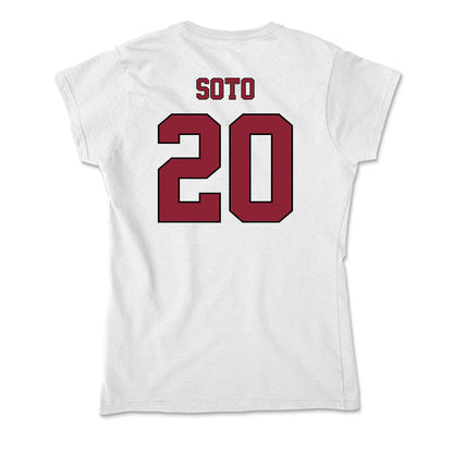 NCCU - NCAA Softball : Sierra Soto - Soft Style Women’s T-Shirt-1