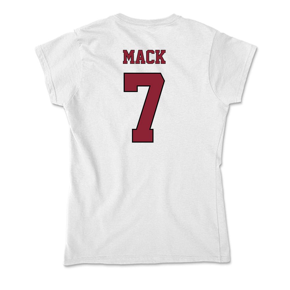 NCCU - NCAA Softball : Simone Mack - Soft Style Women’s T-Shirt-1