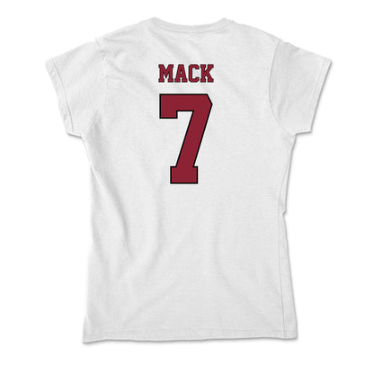 NCCU - NCAA Softball : Simone Mack - Soft Style Women’s T-Shirt-1
