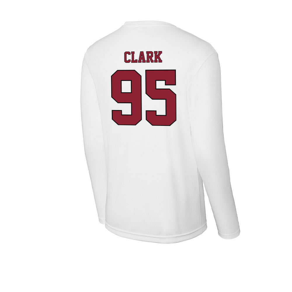 NCCU - NCAA Football : Elijah Clark - Activewear Long Sleeve T-Shirt-1