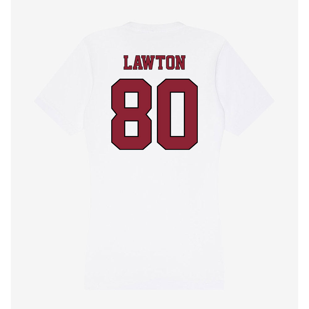 NCCU - NCAA Football : Gerald Lawton - Women's V-Neck T-Shirt-1