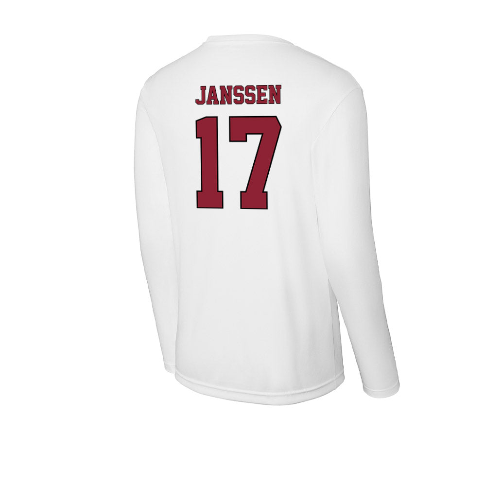 NCCU - NCAA Softball : Madeline Janssen - Activewear Long Sleeve T-Shirt-1