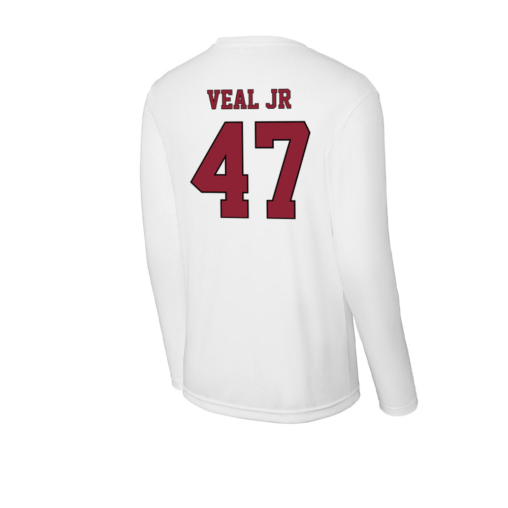 NCCU - NCAA Football : Darryl Veal Jr - Activewear Long Sleeve T-Shirt-1