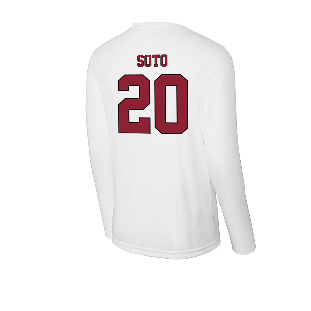 NCCU - NCAA Softball : Sierra Soto - Activewear Long Sleeve T-Shirt-1