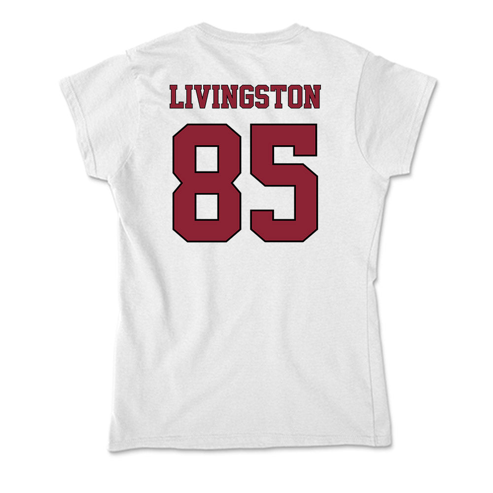 NCCU - NCAA Football : SyRee Livingston - Soft Style Women’s T-Shirt-1