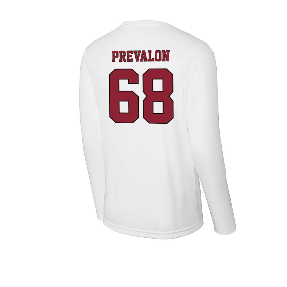 NCCU - NCAA Football : Anthony Prevalon - Activewear Long Sleeve T-Shirt-1