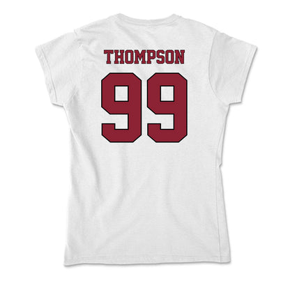 NCCU - NCAA Football : Khareem Thompson - Soft Style Women’s T-Shirt-1