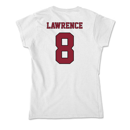 NCCU - NCAA Football : Plez Lawrence - Soft Style Women’s T-Shirt-1