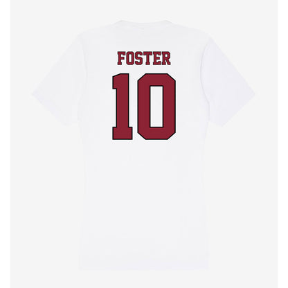 NCCU - NCAA Women's Basketball : Shakiria Foster - Women's V-Neck T-Shirt-1