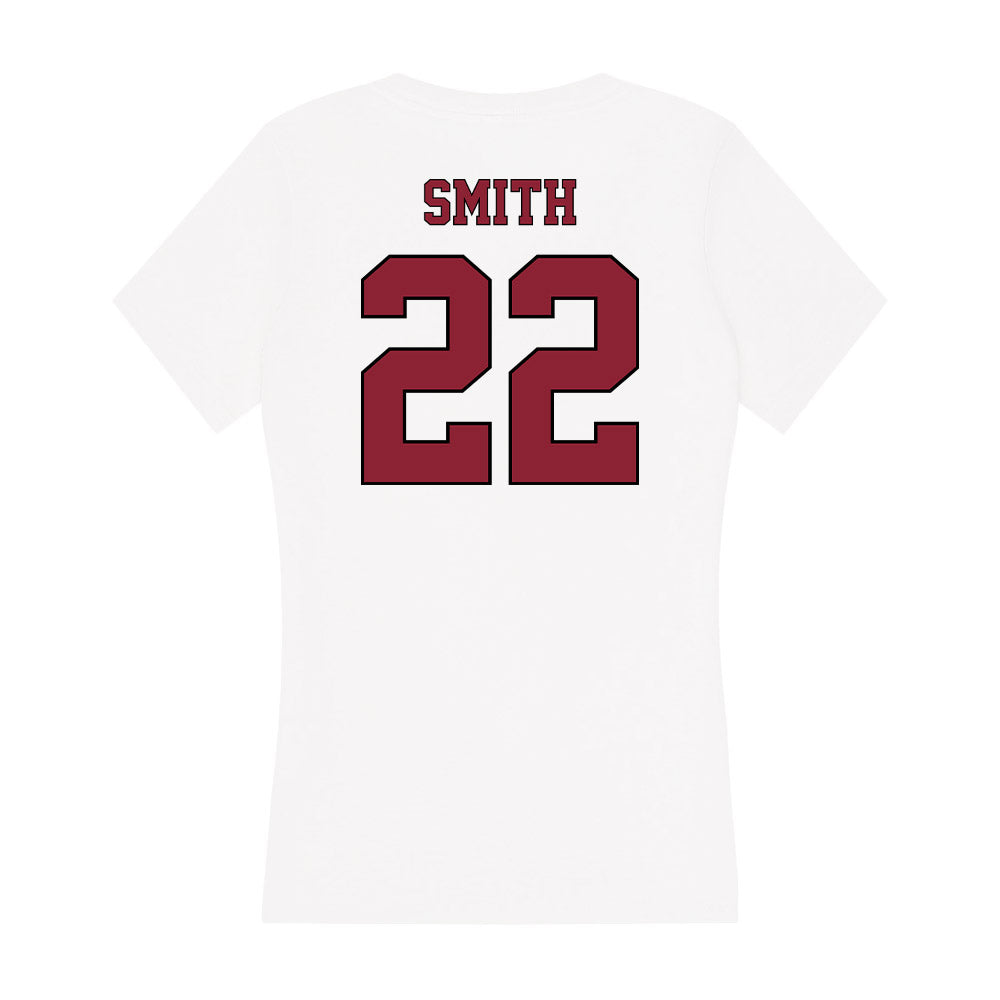 NCCU - NCAA Football : Devin Smith - Women's V-Neck T-Shirt-1