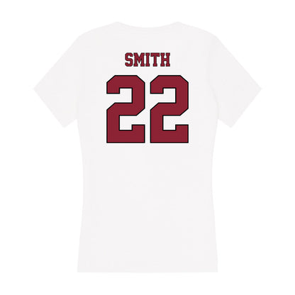 NCCU - NCAA Football : Devin Smith - Women's V-Neck T-Shirt-1