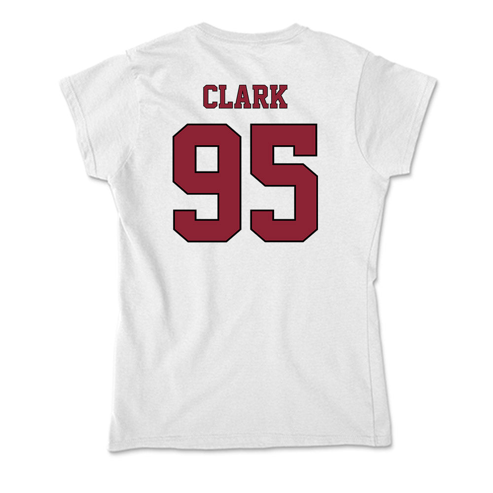 NCCU - NCAA Football : Elijah Clark - Soft Style Women’s T-Shirt-1